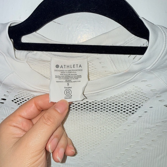 Athleta women's long-sleeve workout top size S - Picture 4 of 6